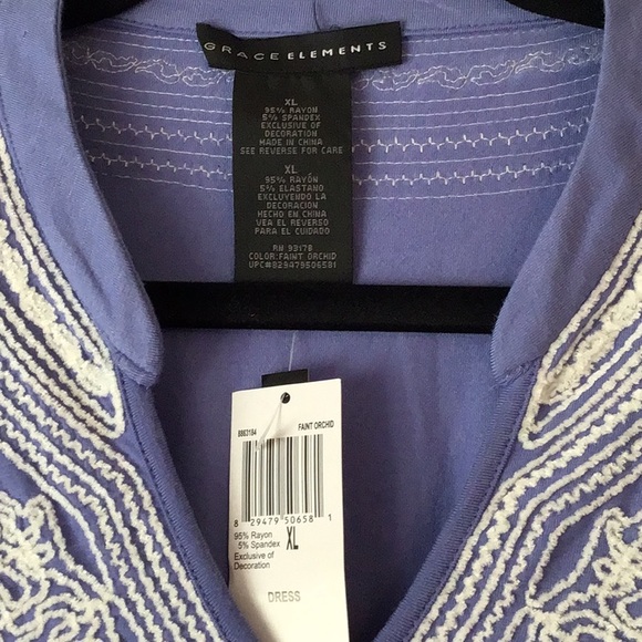 Embroidered Lace Sleeveless Midi Dress Size Large - Picture 2 of 4